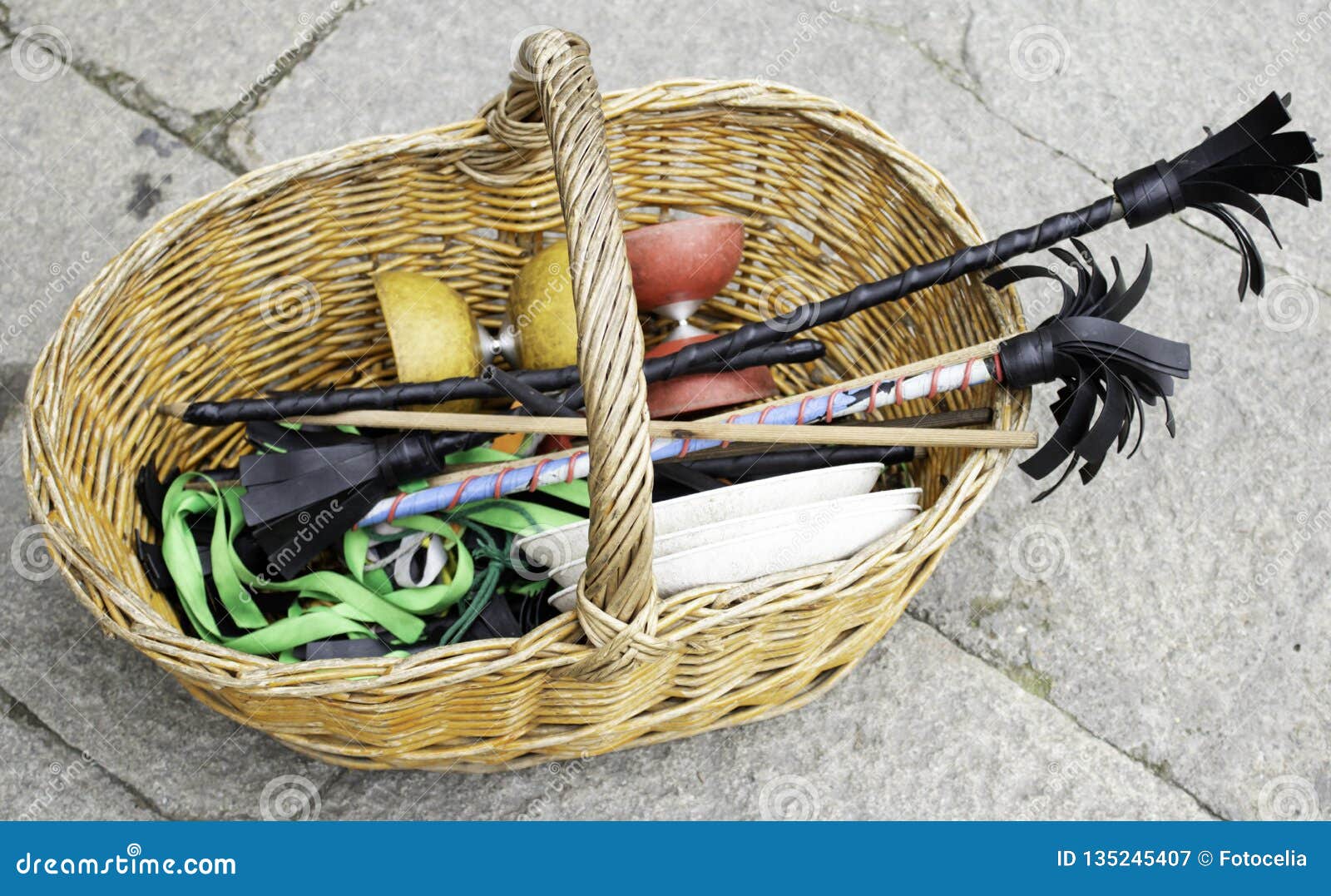 Accessories for juggling stock image. Image of pins 135245407