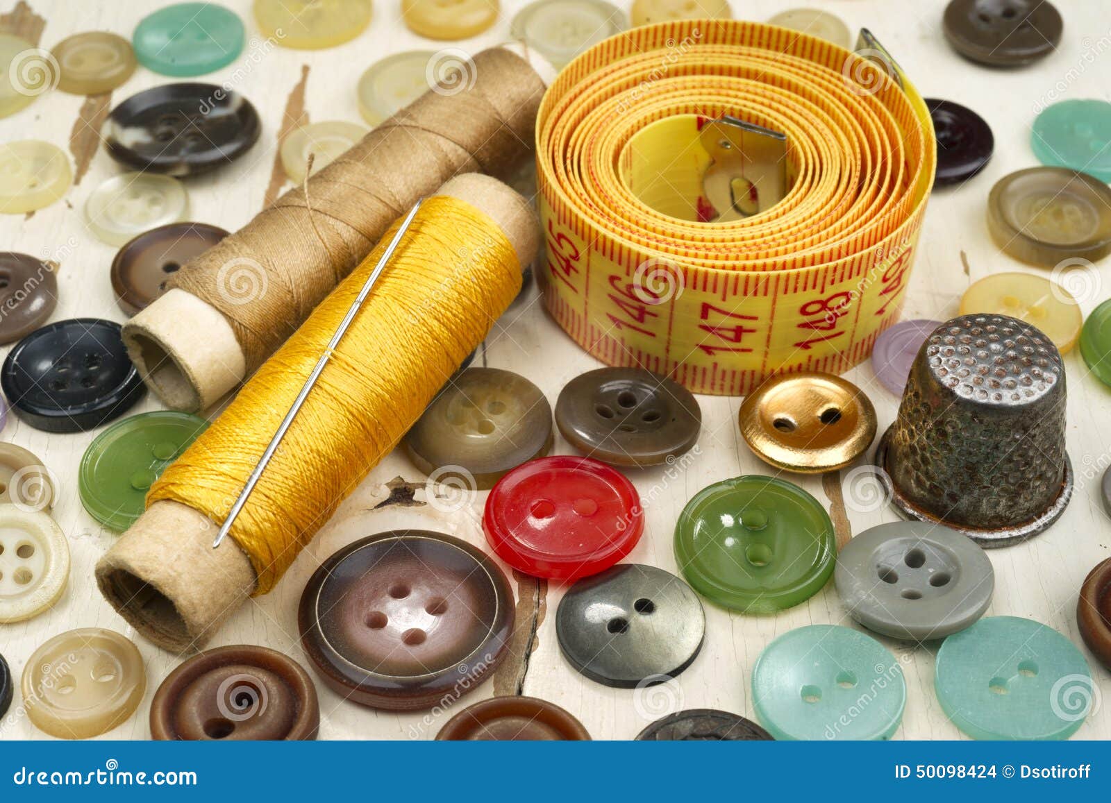 Accessories for sewing stock photo. Image of repair, fabric 50098424