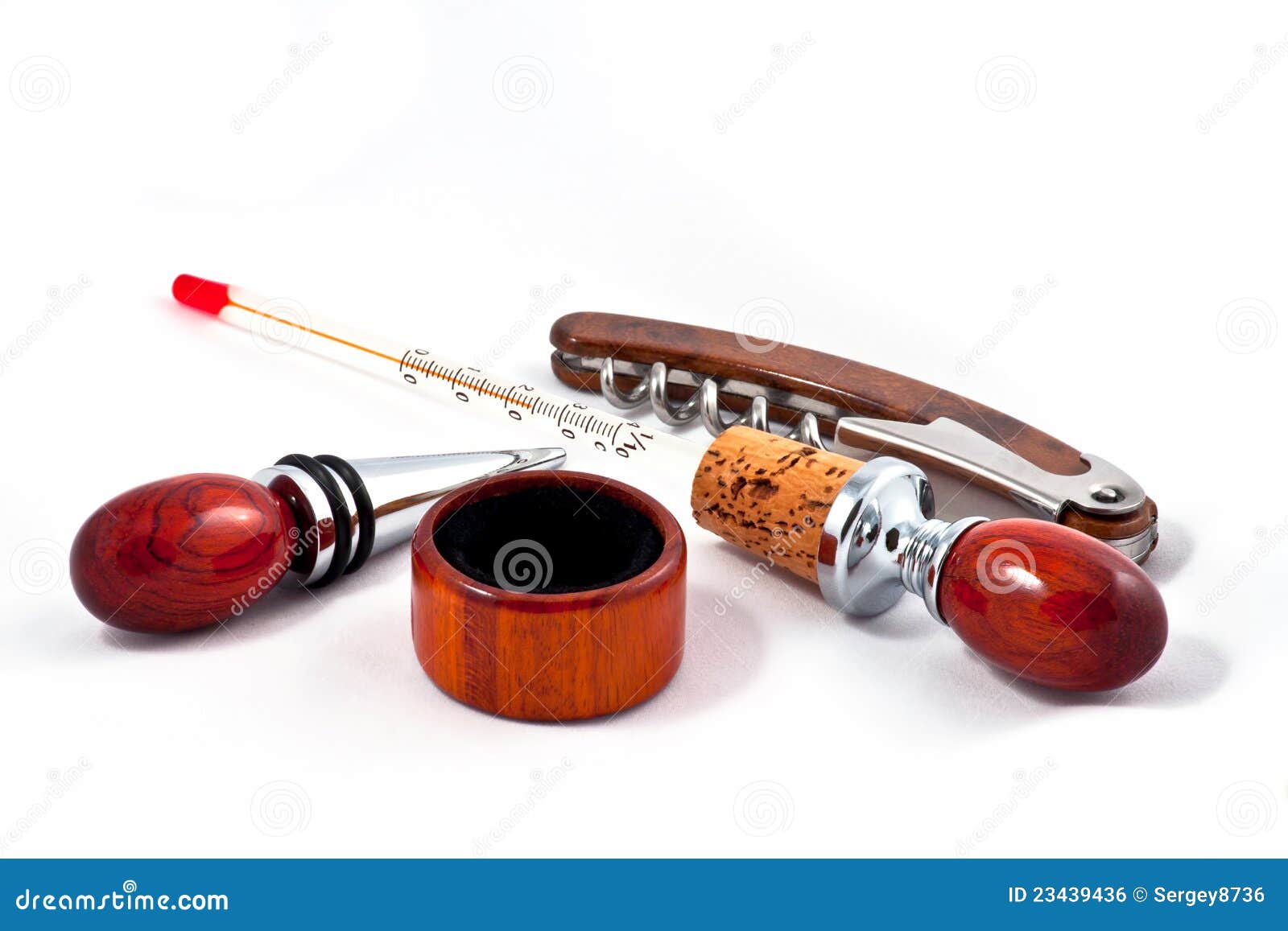 Accessories for wine stock photo. Image of beverage, measure 23439436