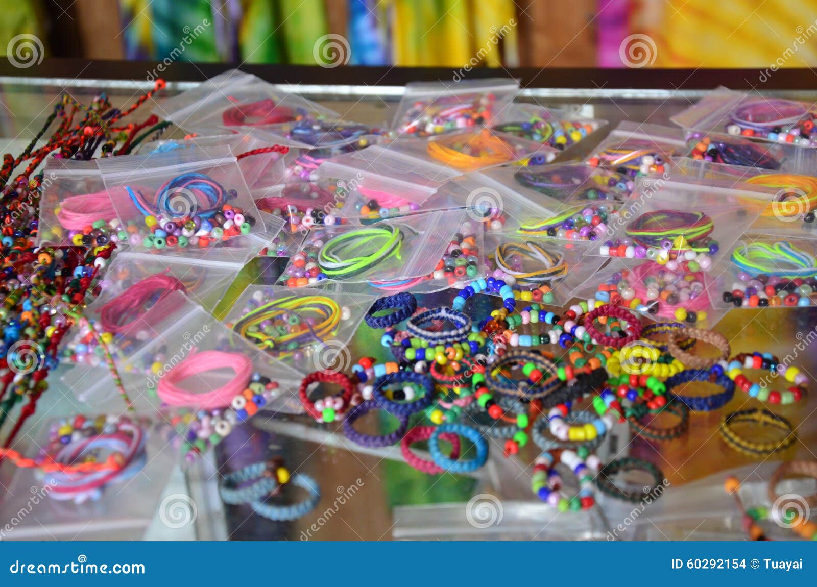 Accessory Beads and Tools for Made Ornament Stock Photo Image of