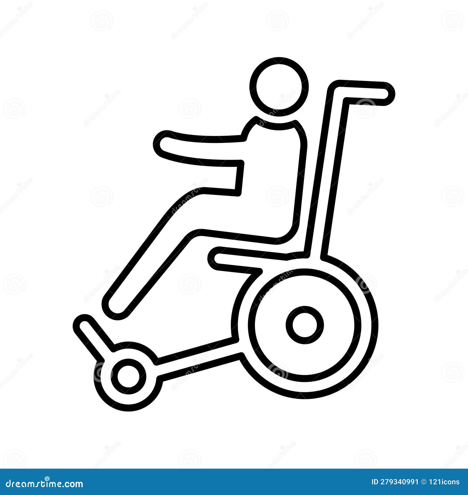 Accommodation Disability Reasonable Icon Line Outline Symbol Stock
