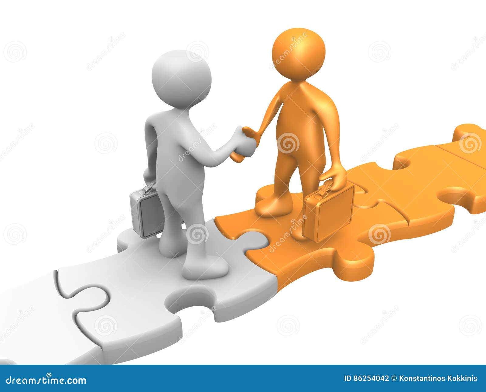 Accord d'affaires illustration stock. Illustration du caractère 86254042