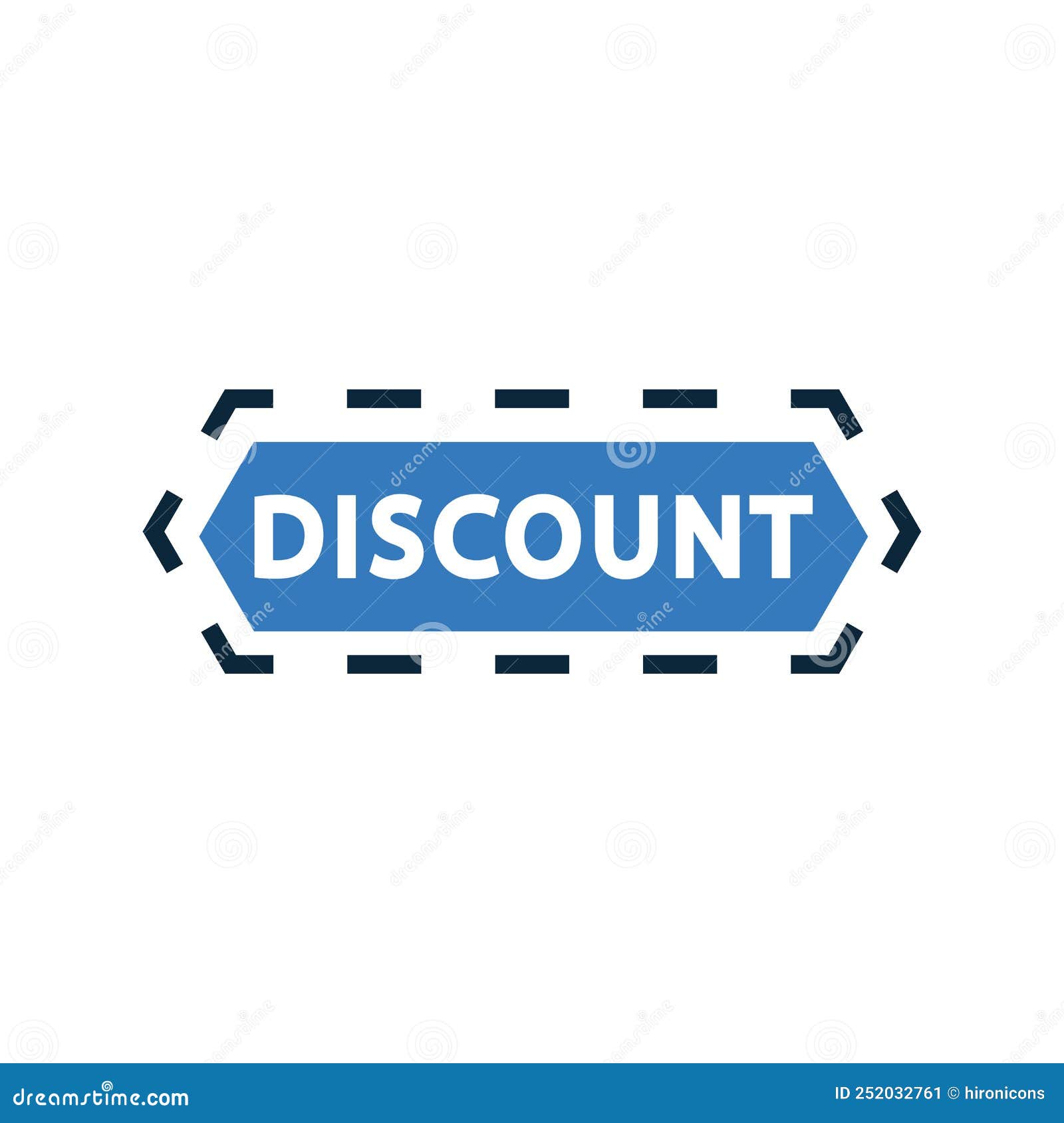 Account, Discount Icon. Simple Editable Vector Graphics Stock Vector