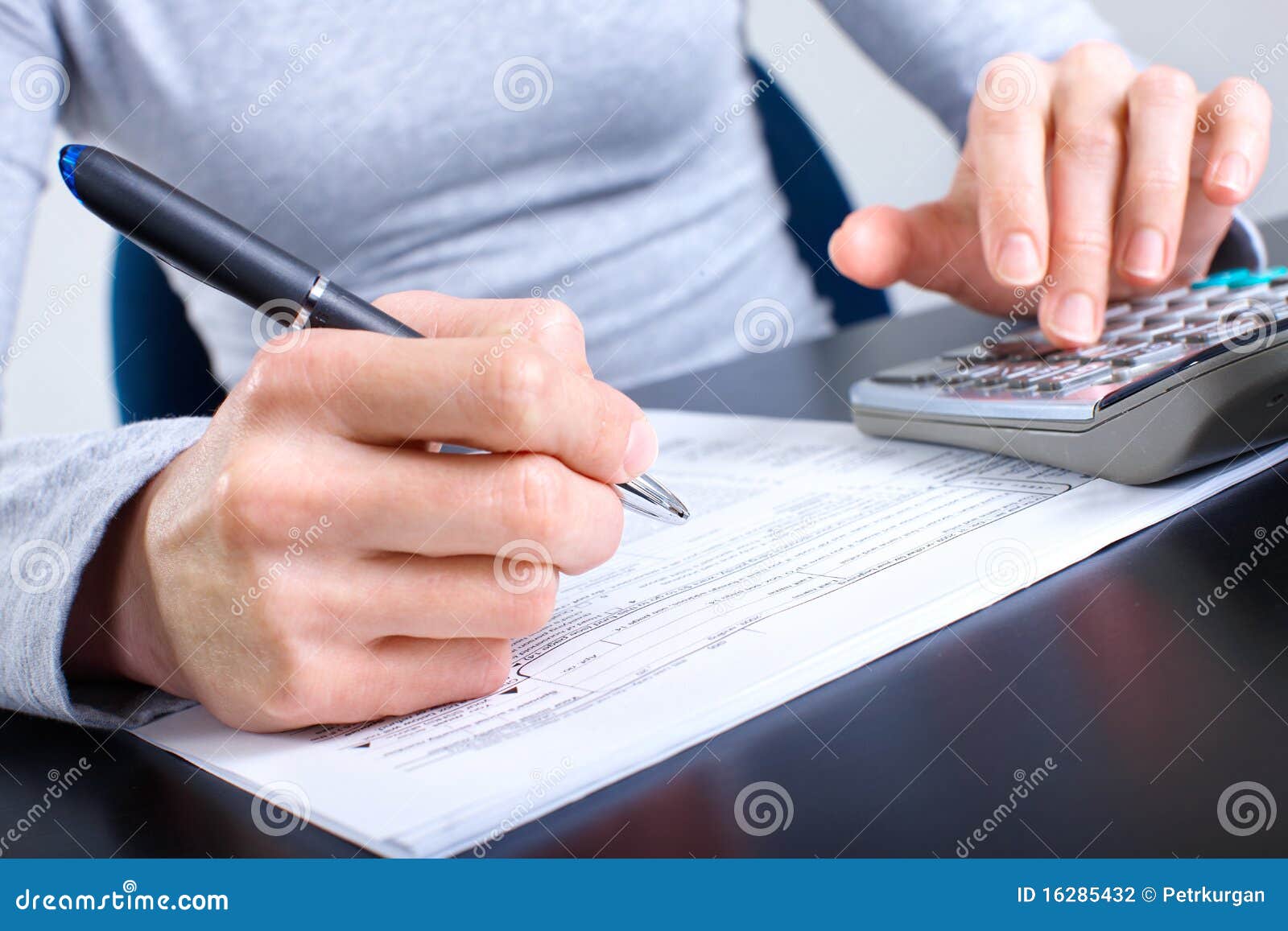 Accountant stock photo. Image of impot, filling, fiscal - 16285432