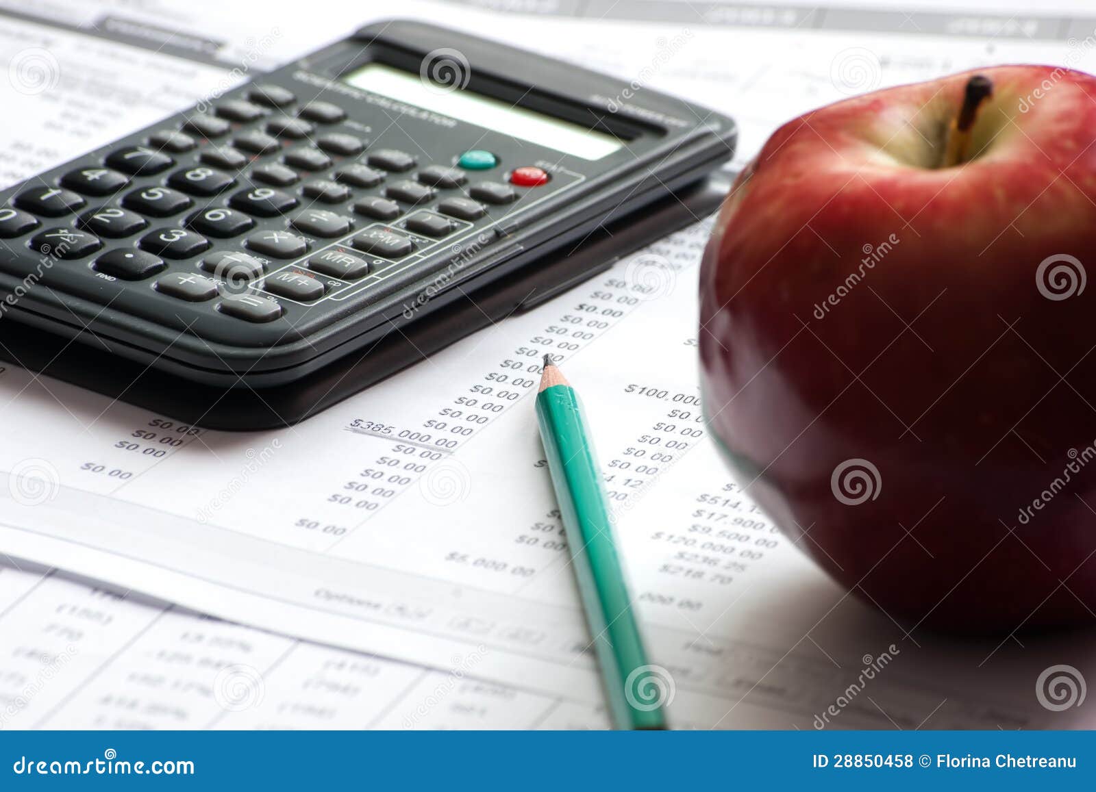 Accounting Paperwork with Data Files Stock Photo Image of workplace