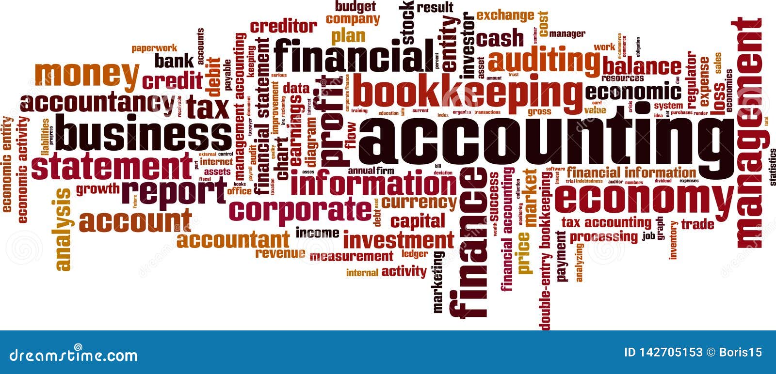 ACCOUNTING Word Cloud Collage Royalty-Free Stock Image | CartoonDealer ...