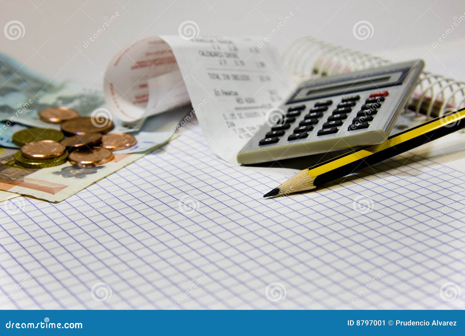 Accounts And Financial Costs Stock Image Image 8797001