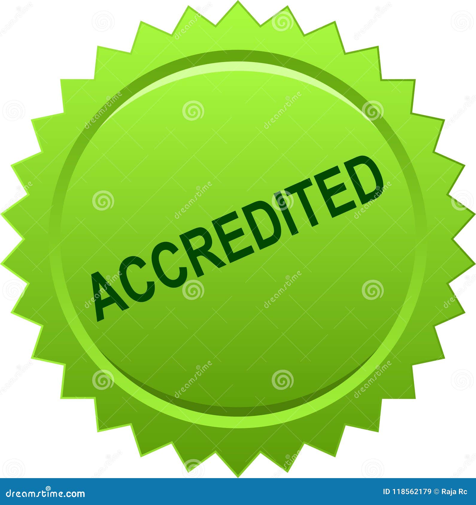 accredited green seal stamp