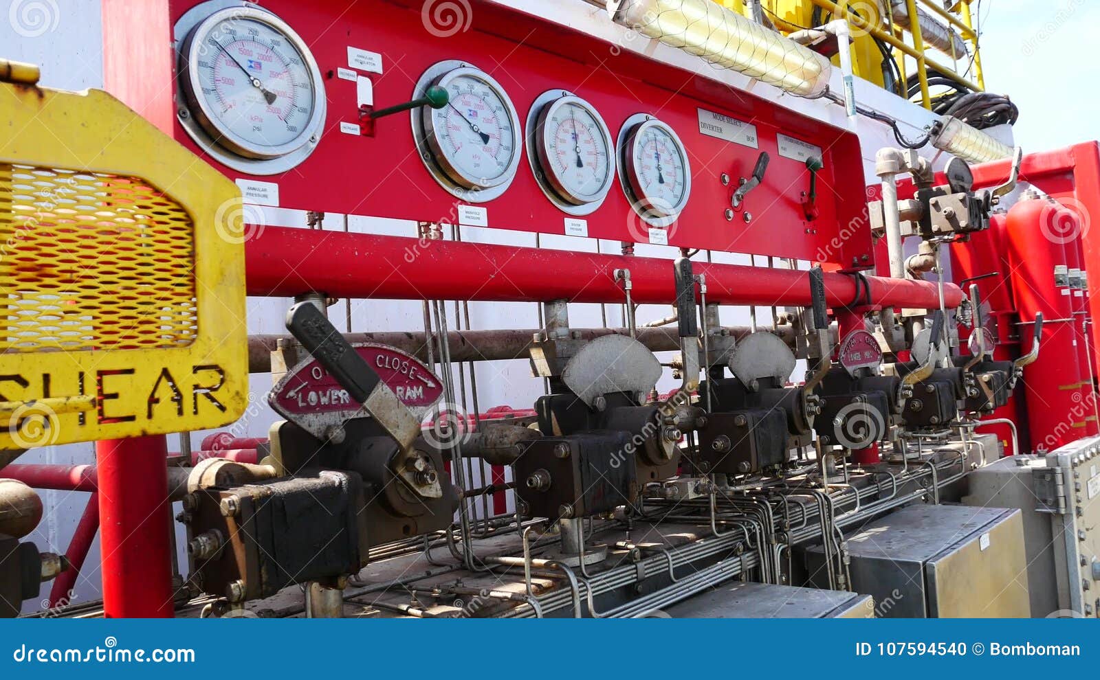 Accumulator Unit Koomey Surface BOP Control Stock Footage Video of