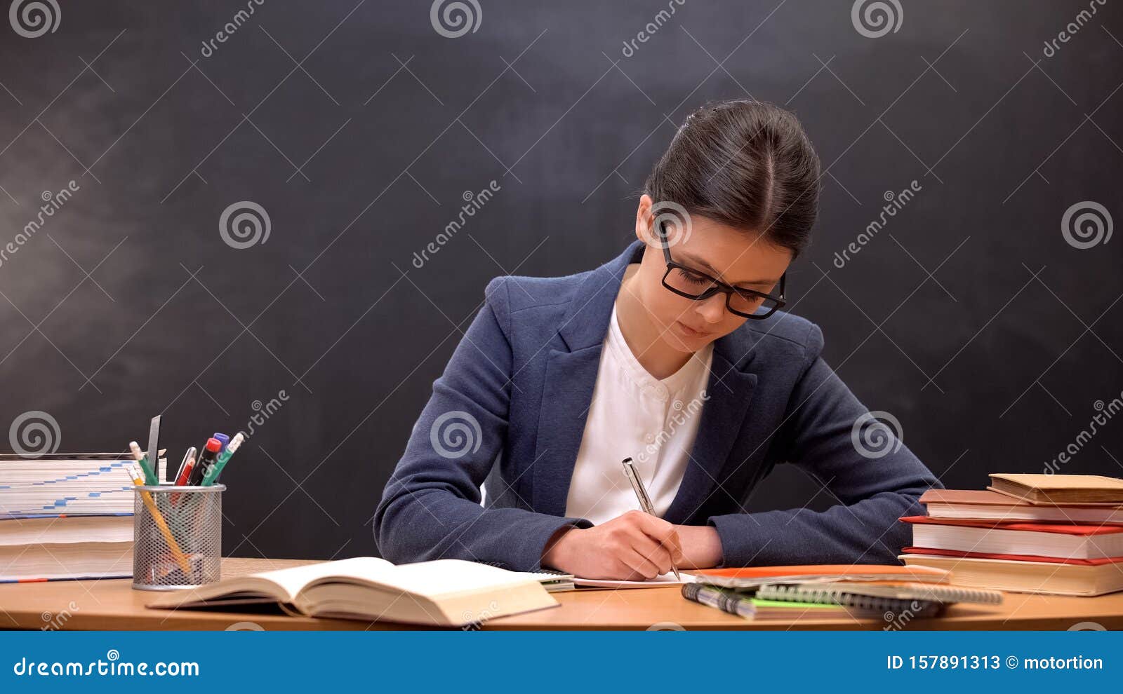 jennifer is checking megan's homework