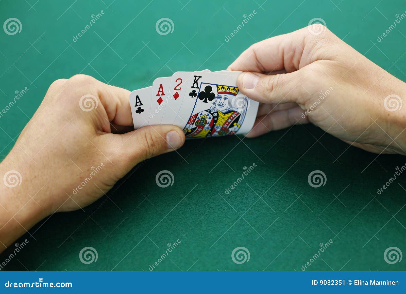 Ace Ace Two King Double Suited Stock Image - Image of deck, game: 9032351