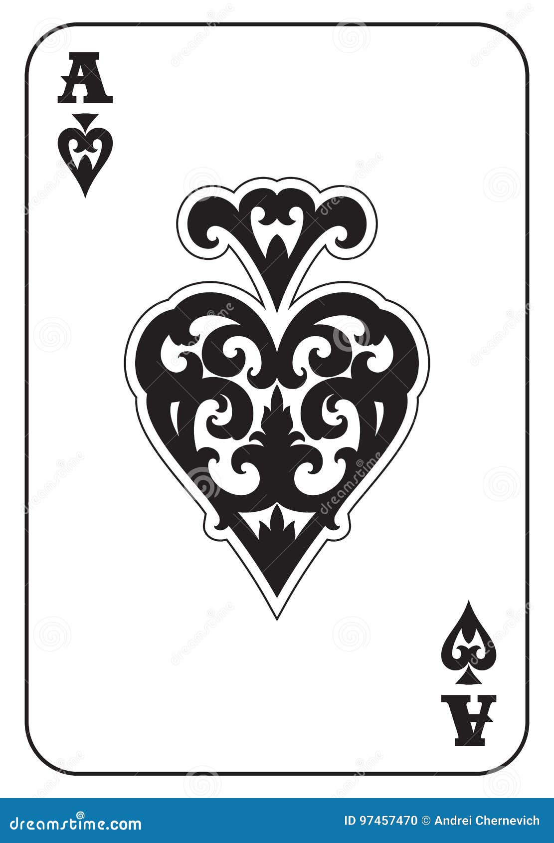 Printable Ace Of Spades