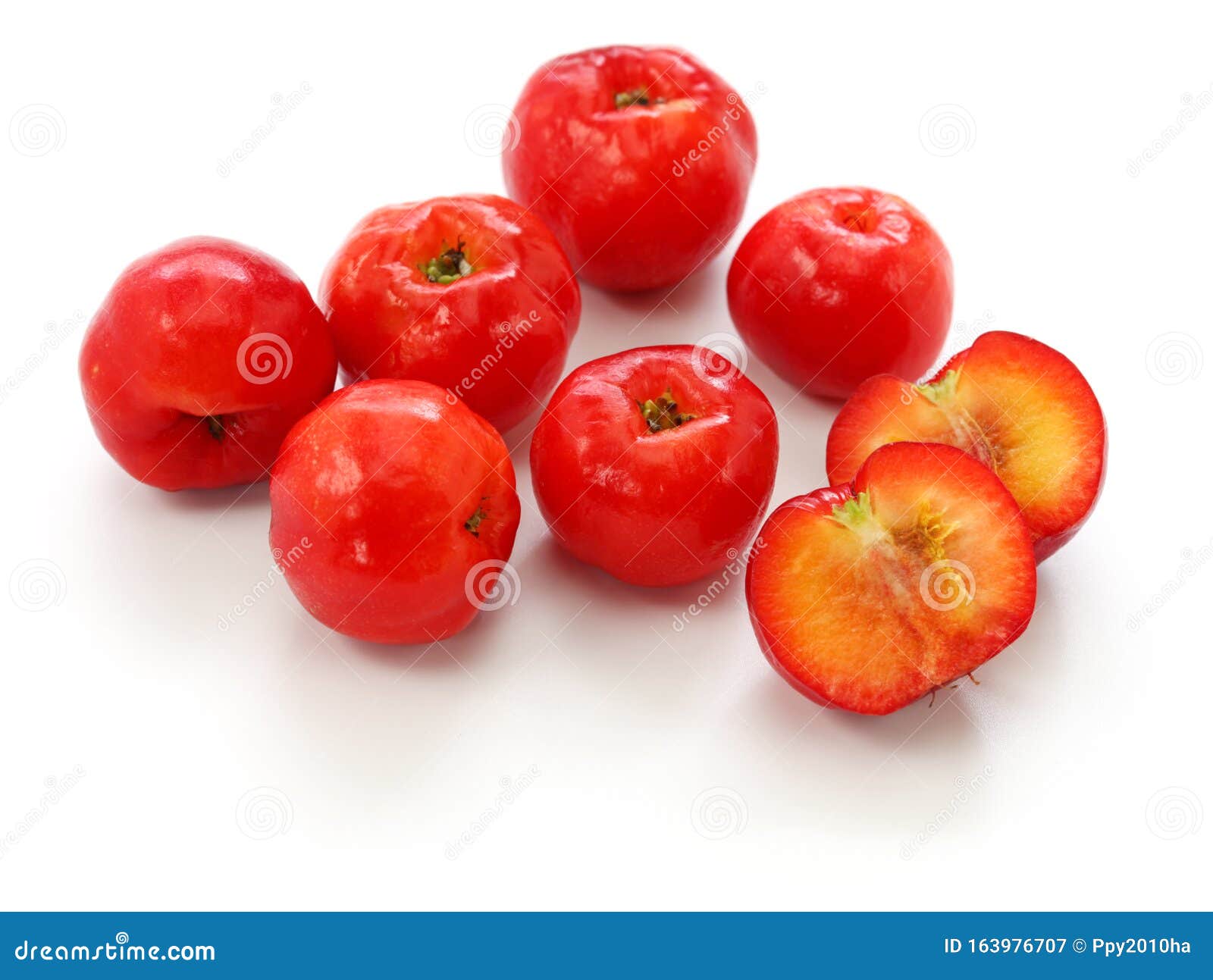 Acerola Fruit, Barbados Cherry Stock Image Image of sweet, malpighia