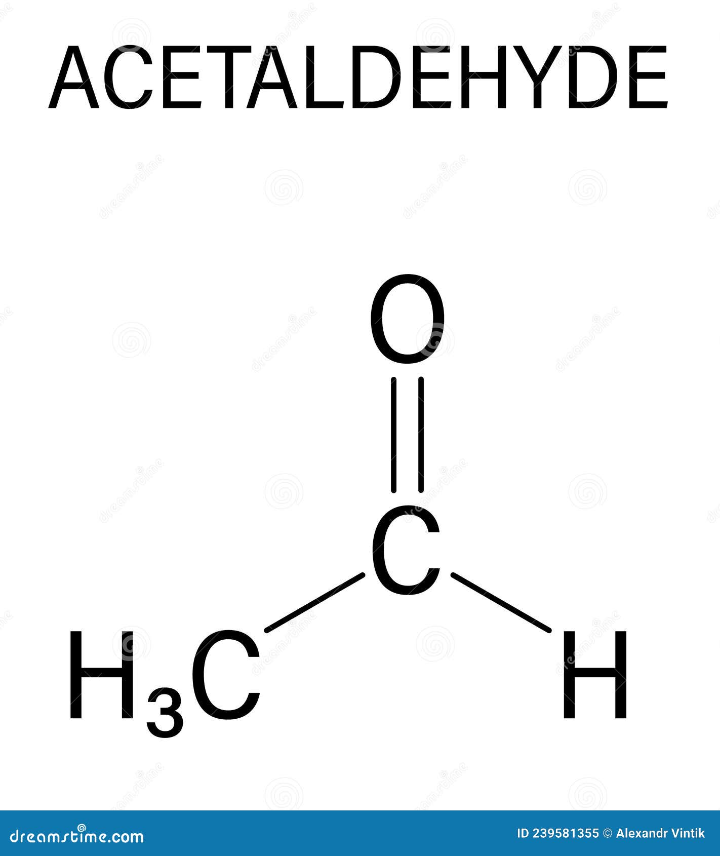 Acetaldehyde Structure acetaldehyde-structure