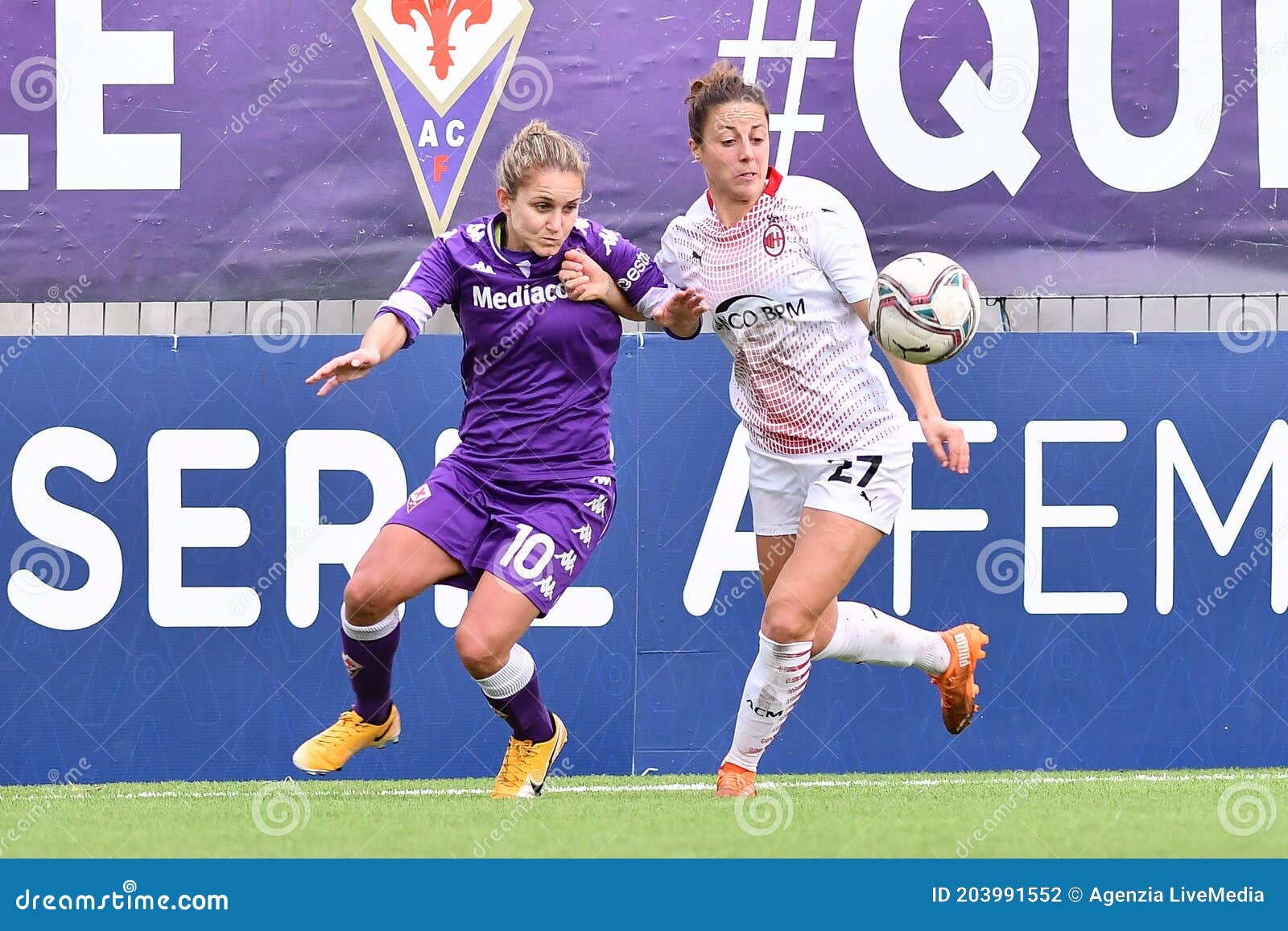 ACF Fiorentina Femminile Vs AC Milan Editorial Photography - Image of  football, real: 203984092