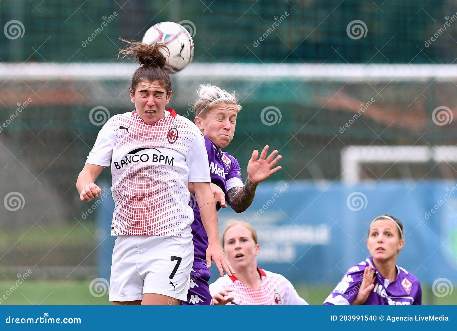 Valentina Bergamaschi (AC Milan) during AC Milan vs ACF Fiorentina femminile,  Italian football Serie A Wome - Photo .LiveMedia/Francesco Scaccianoce  Stock Photo - Alamy