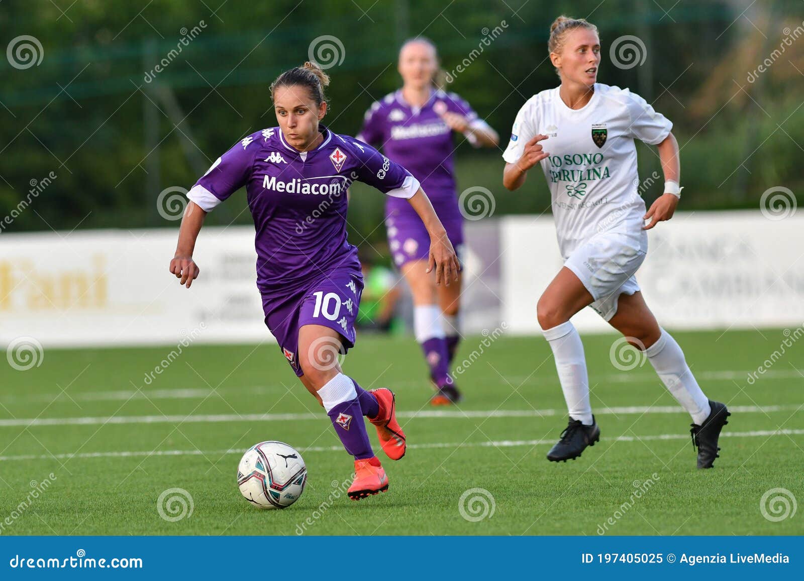 Fiorentina Femminile players celebrate the goal during ACF Fiorentina  femminile vs Inter, Italian Soccer Serie A Women Championship, Florence,  Italy Stock Photo - Alamy