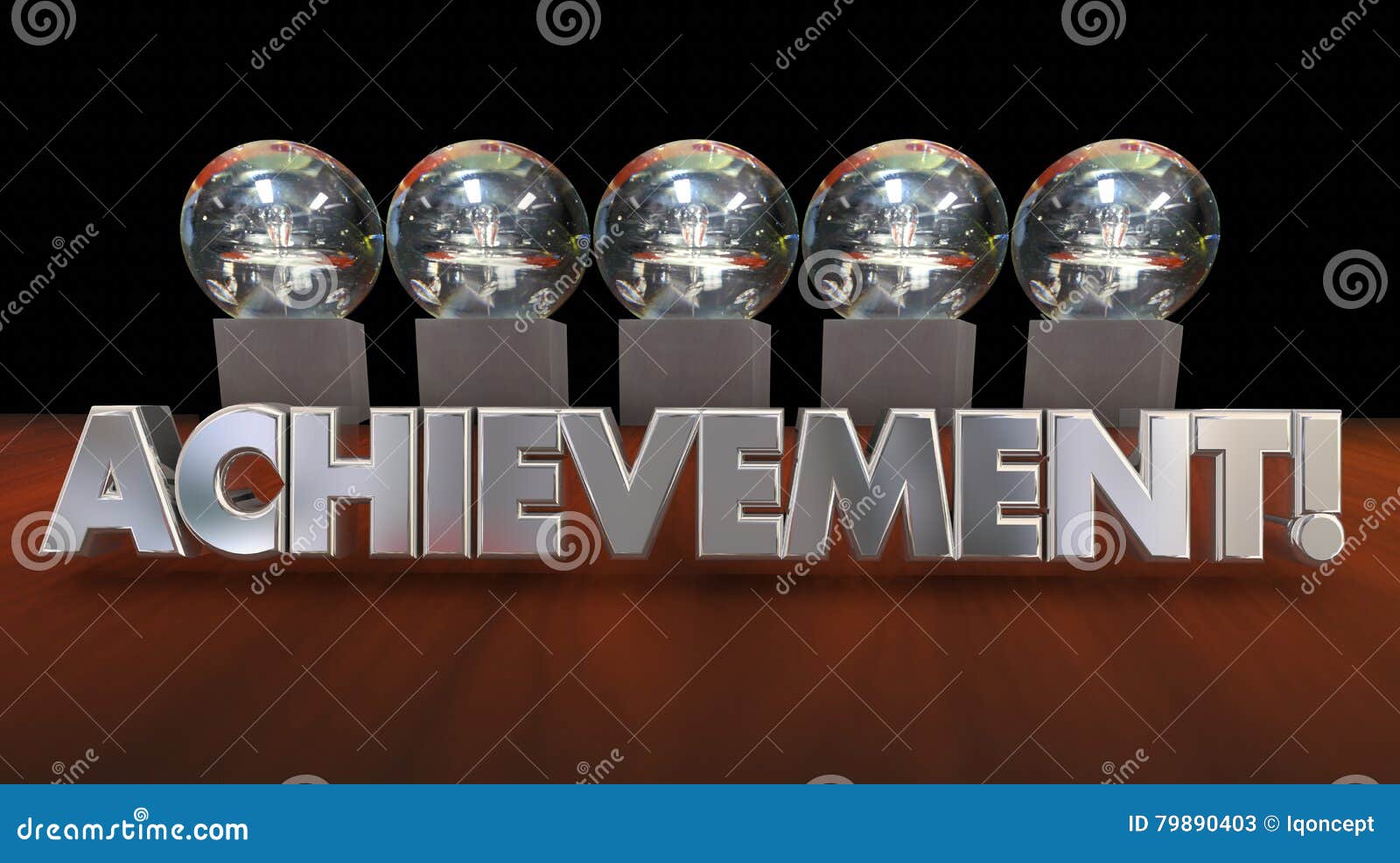 Achievement Awards Recognition Stock Illustration