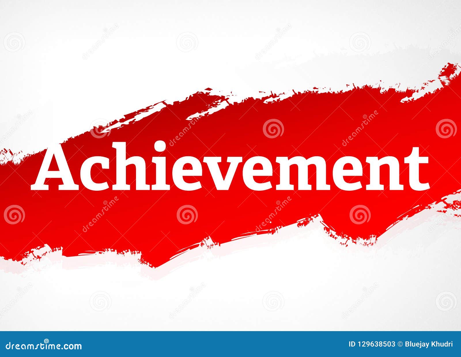 achievement red brush abstract background 