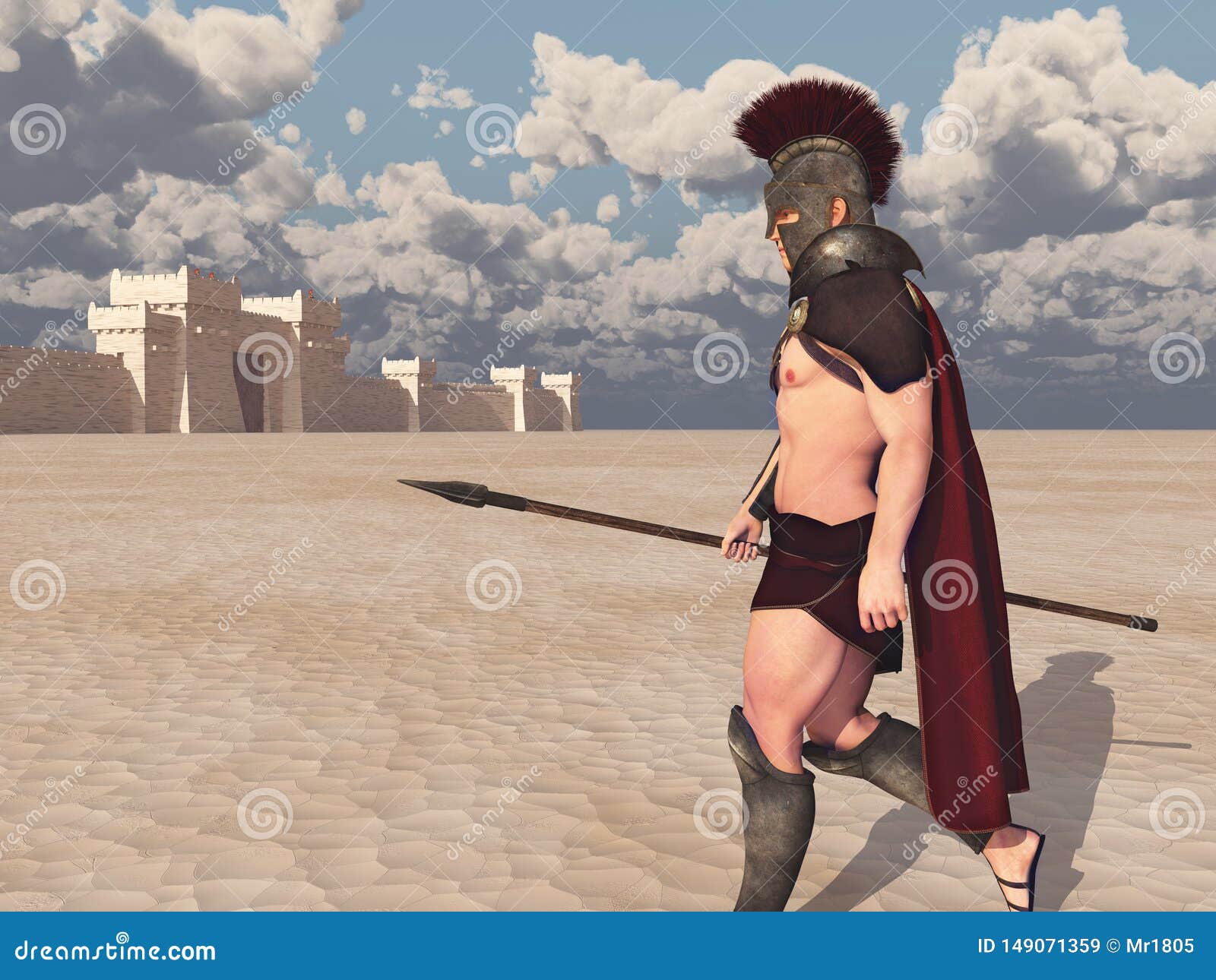 Achilles, Greek Hero of the Trojan War, Goes To Battle Against