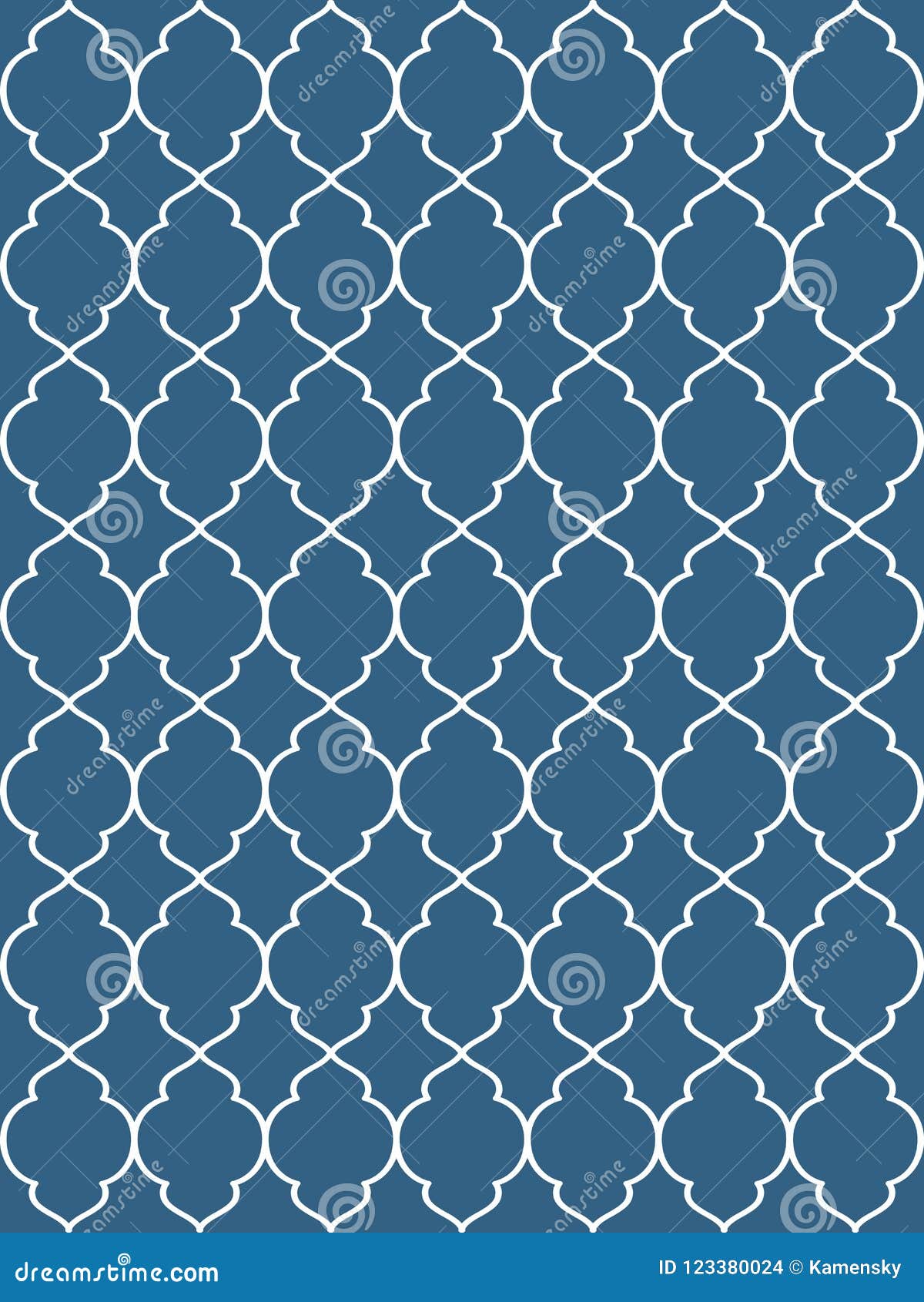 Achtergrond Met Een Marokkaans Motief in Kleur Van Marine Stock Illustratie - Illustration orneren, textuur: 123380024