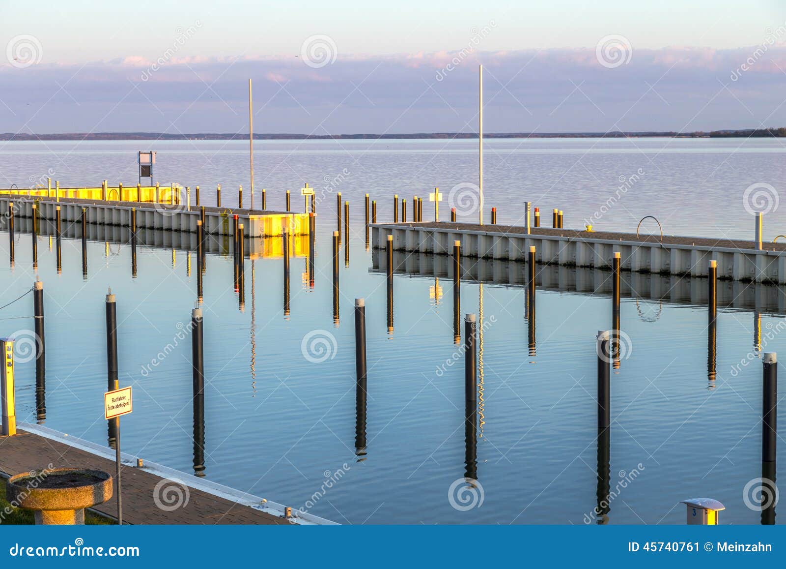 achterwasser in usedom at the baltic sea
