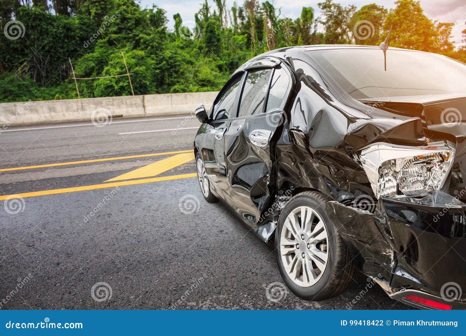 Acidente De Choque De Carro Foto de Stock Imagem de quebra