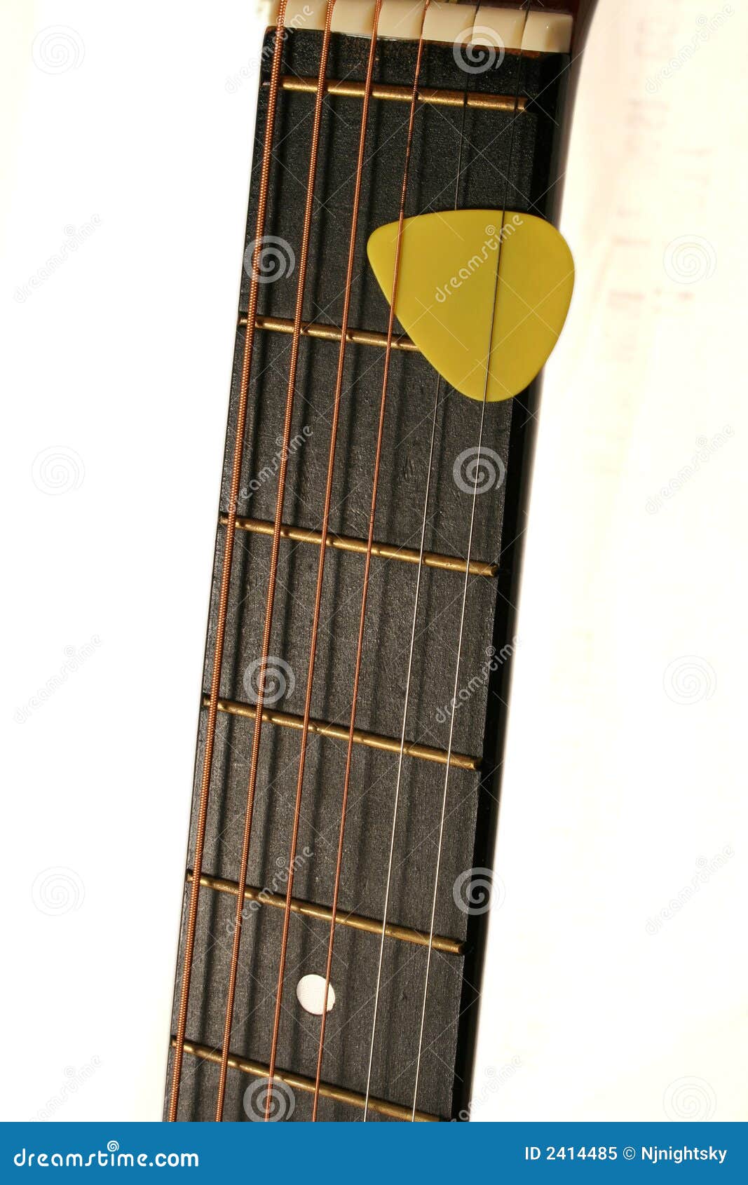 Acoustic Guitar Neck stock image. Image of musical, guitar 2414485