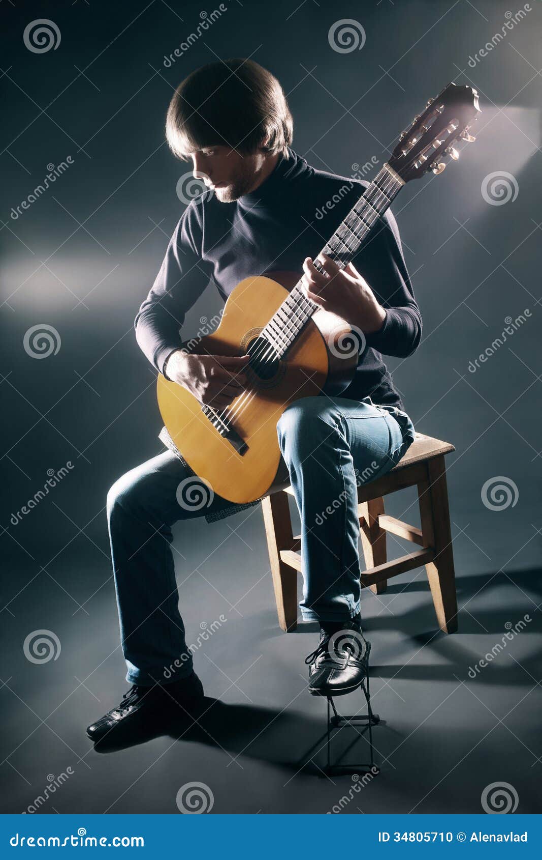 Acoustic Guitar Player Concert Party Stock Photo - Image of instruments