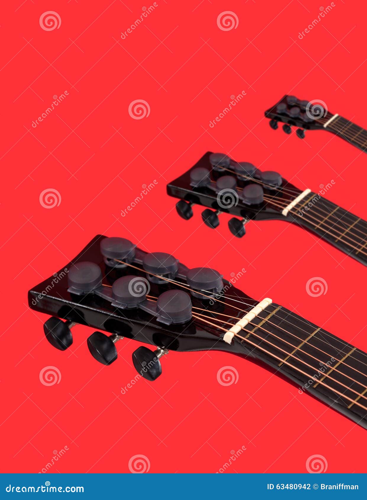 Acoustic Guitars Heads Necks Stock Photo Image of maple, fret 63480942