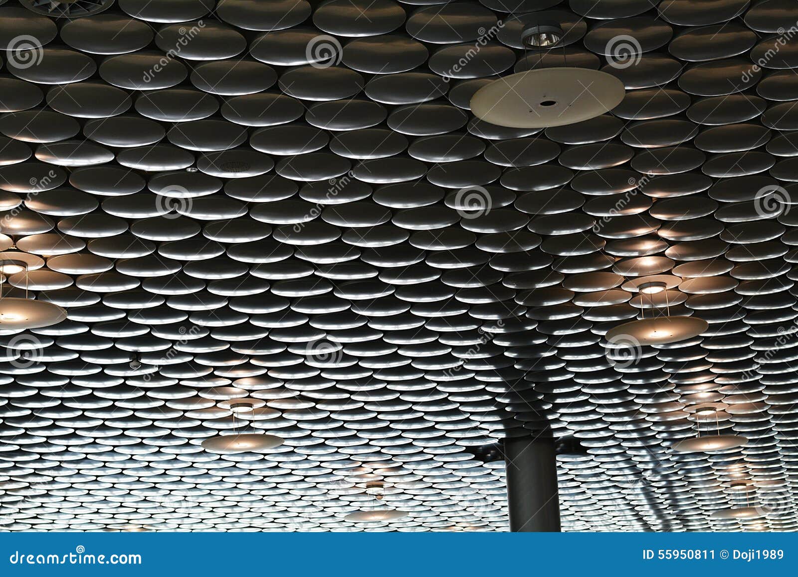 Acoustic Insulation on Ceiling Stock Image Image of volume, airport 55950811