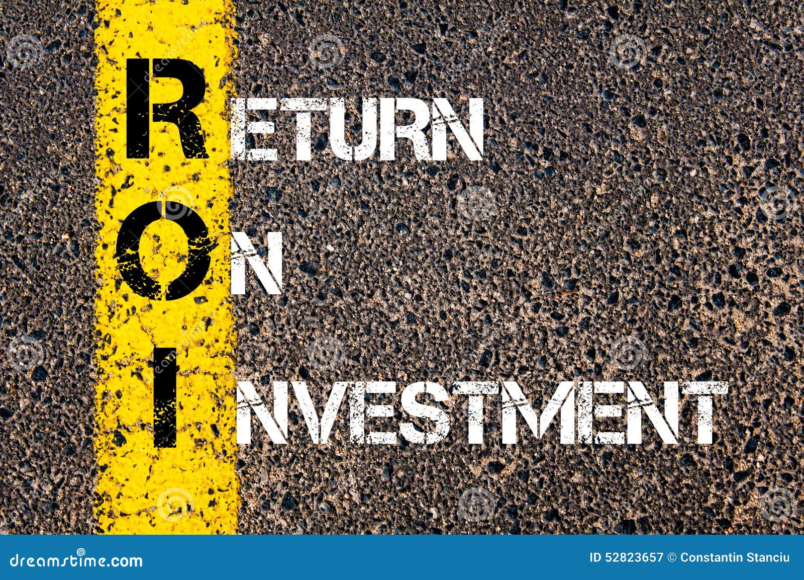 acronym roi - return on investment
