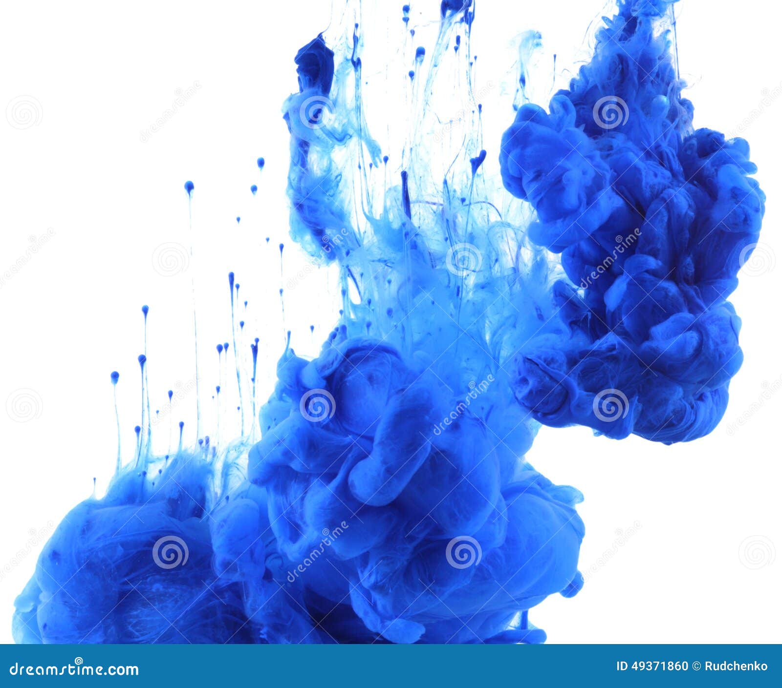 Acrylic Colors and Ink in Water. Abstract Background Stock Photo ...