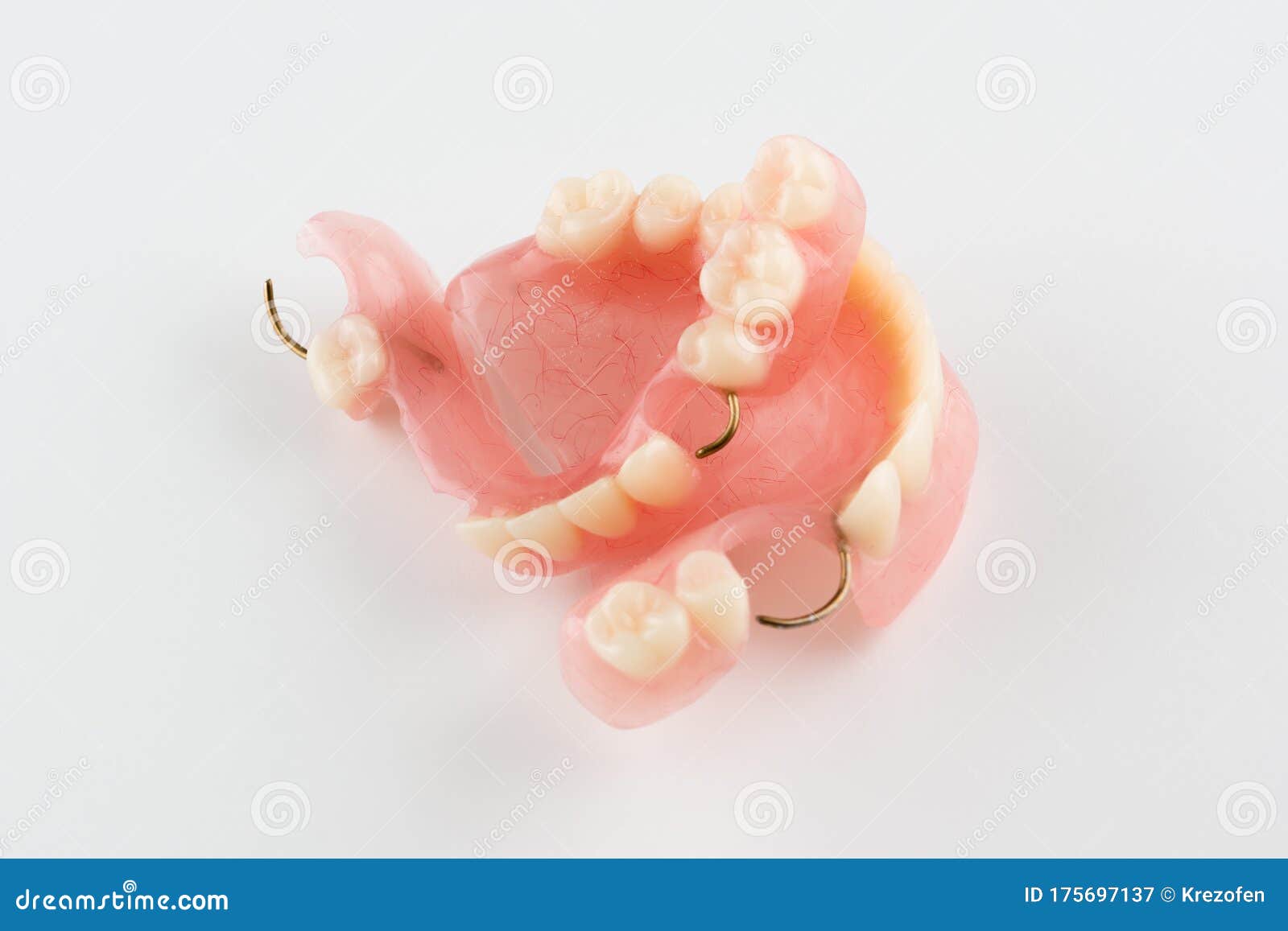 Acrylic dental prosthesis stock image. Image of medicine 175697137