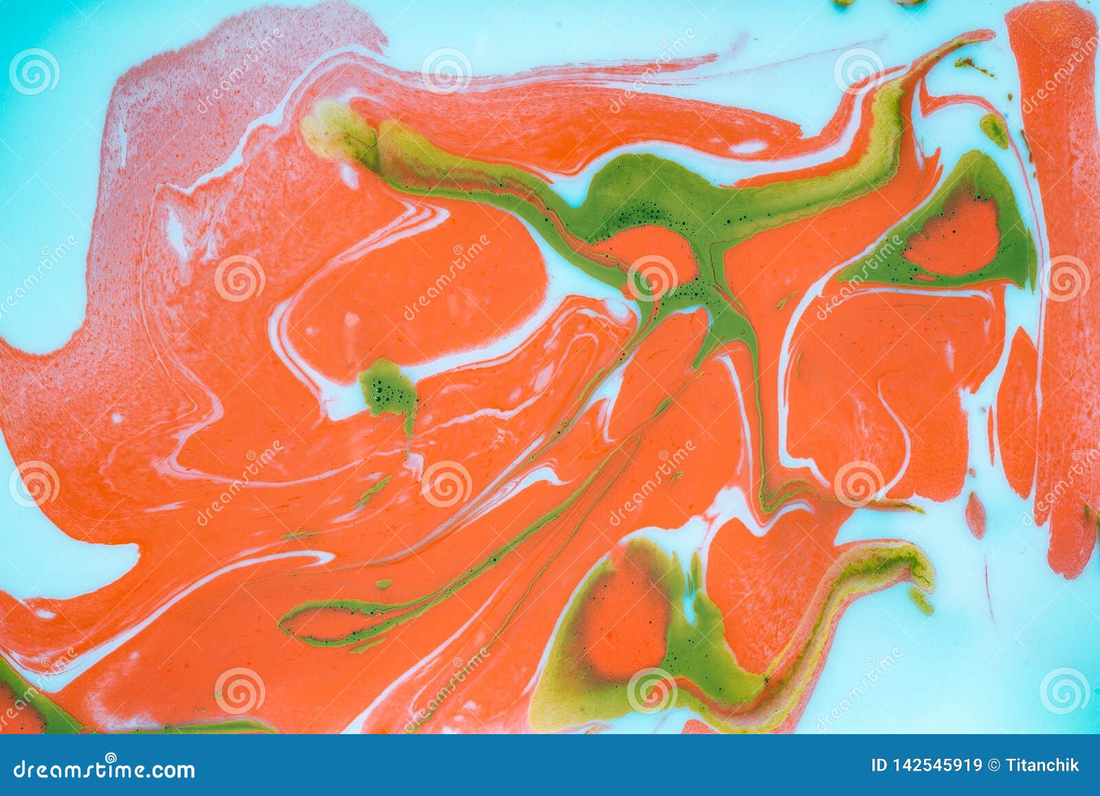 Acrylic Liquid- Mixed Fluid Paints Art Work Stock Image - Image of ...