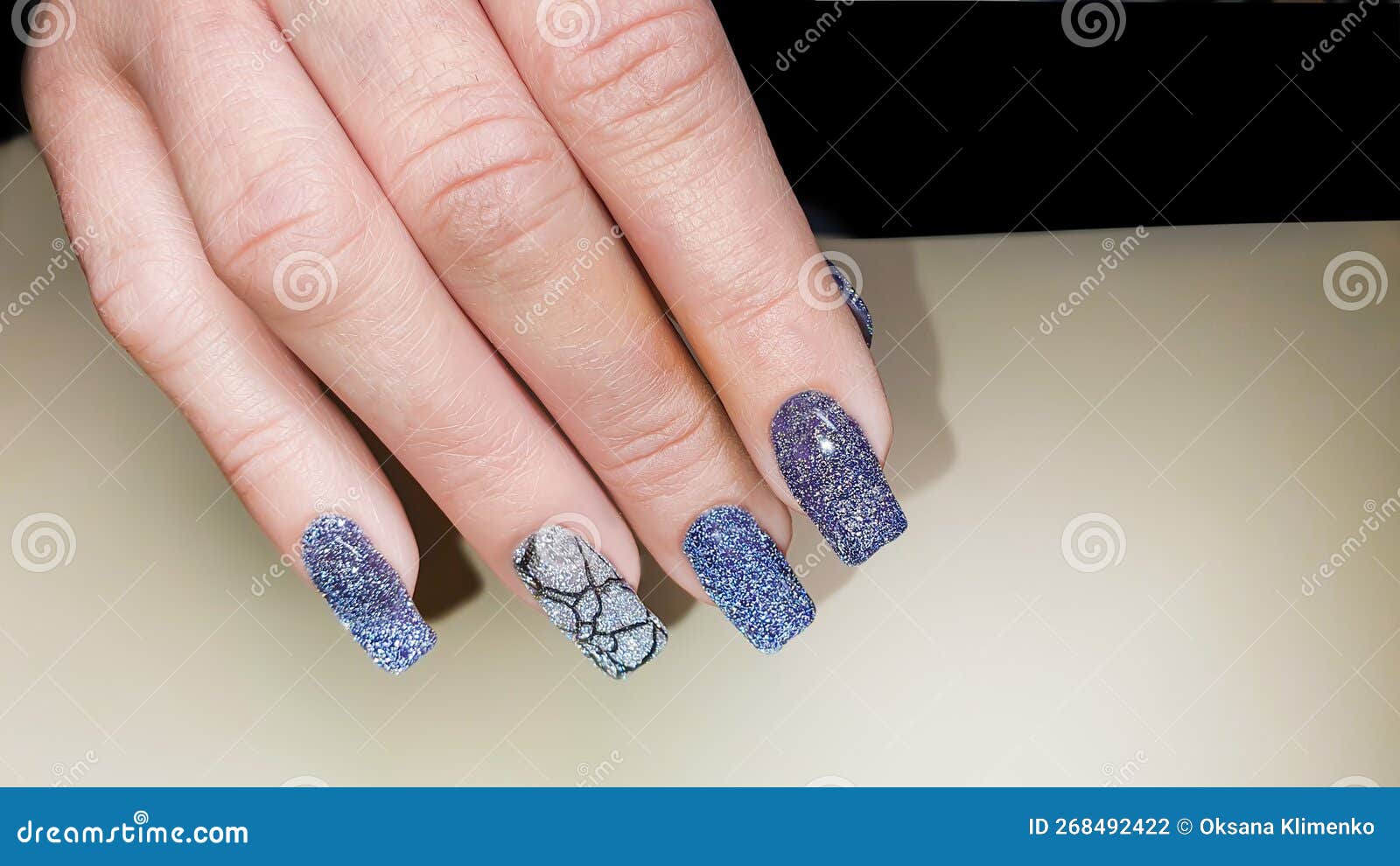 Acrylic Nail Extension, Manicure, Nail Correction, Hands in the