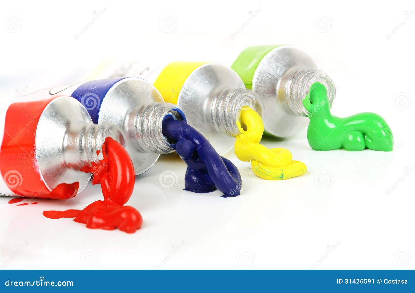 Acrylic paints stock image. Image of abstract, ooze, open 31426591