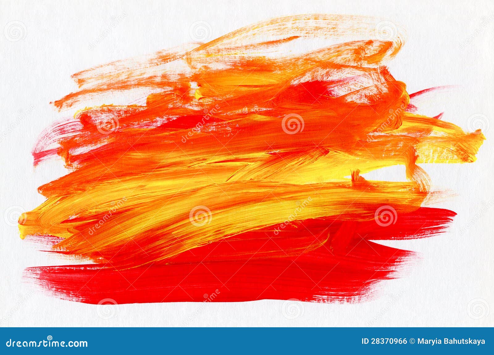 acrylic red and yellow abstract background