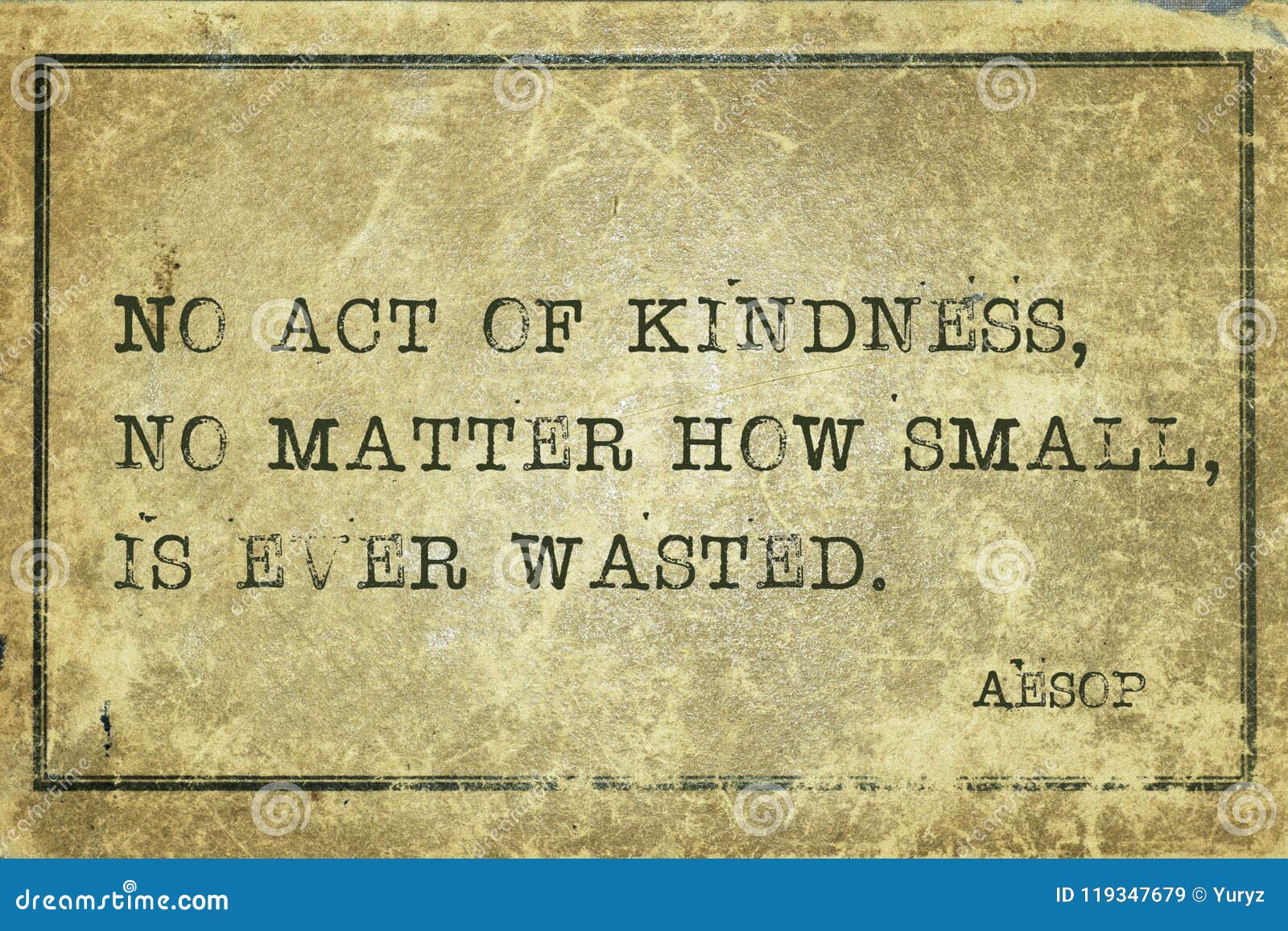 act of kindness aesop