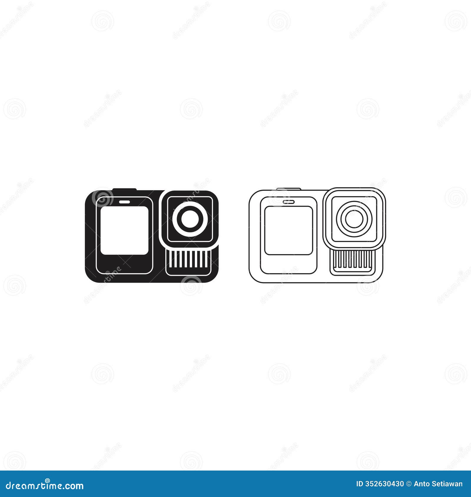 action camera icon . gopro hero icon