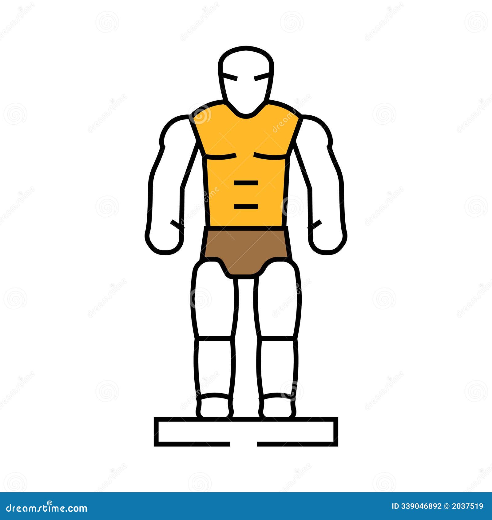 action figure toy child icon color 