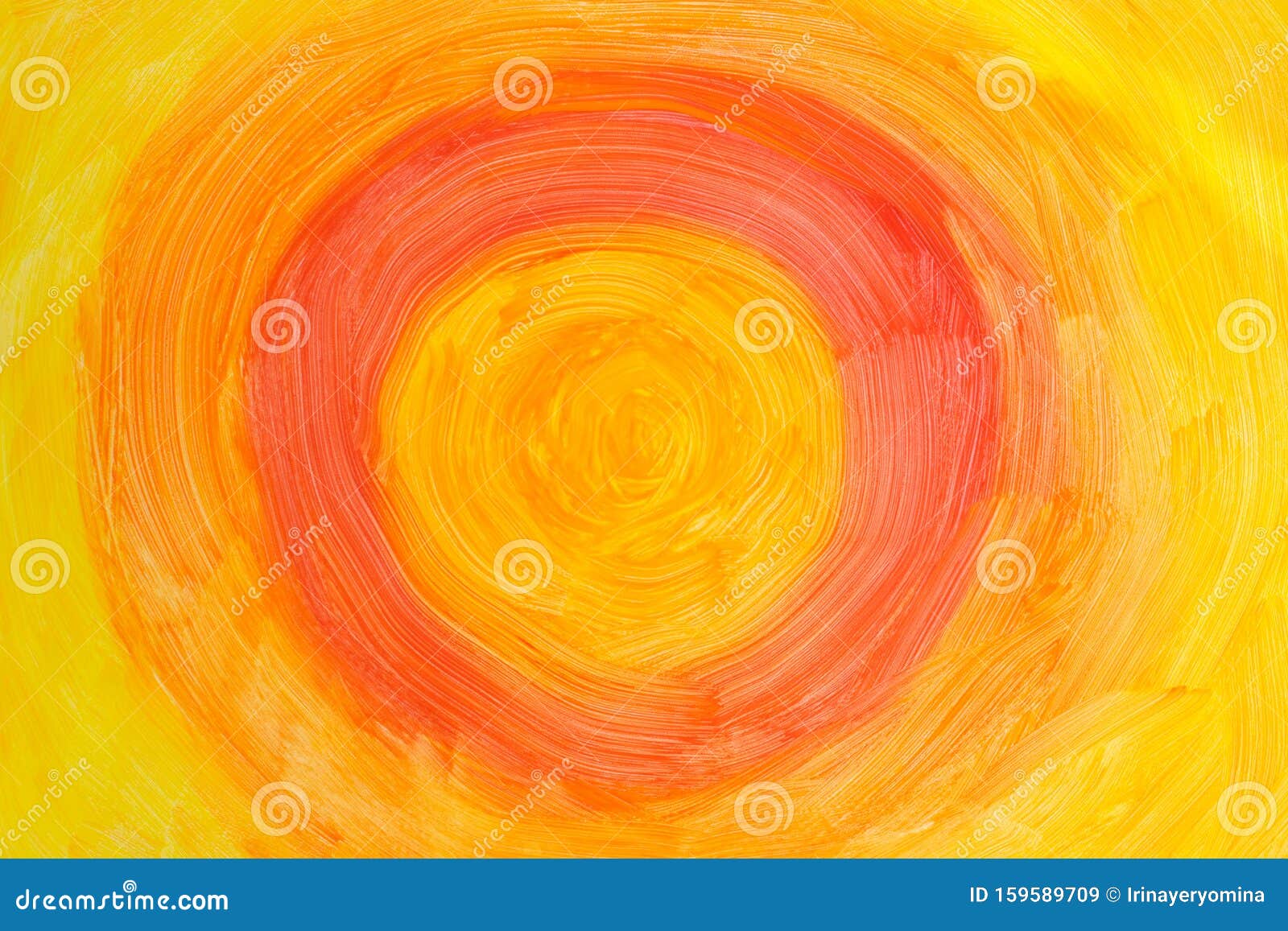 Action Painting. Abstract Hand-painted Yellow and Orange Art Background  Stock Image - Image of canvas, graphic: 159589709
