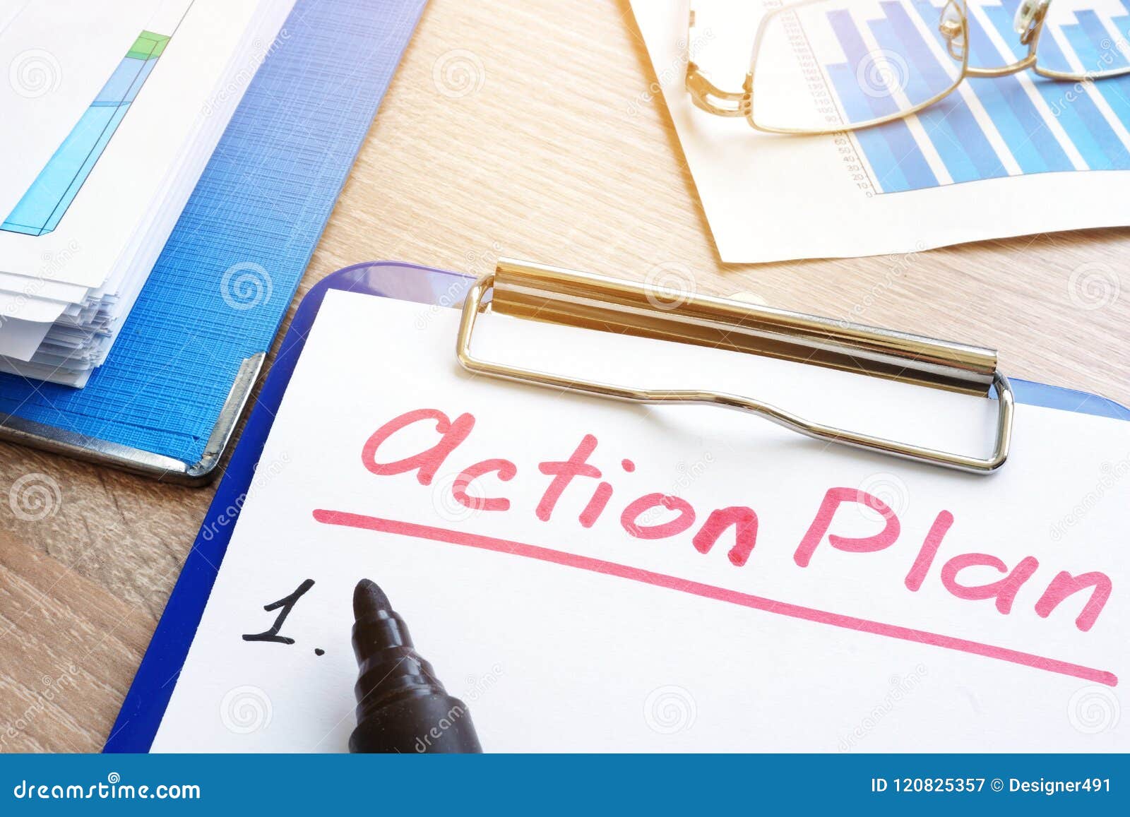 Formulering Cerebrum native Action Plan with Clipboard. Strategy Planning. Stock Image - Image of  professional, schedule: 120825357