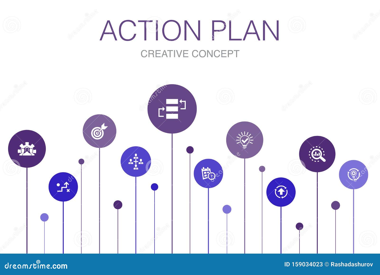 Free Action Plan Template from thumbs.dreamstime.com