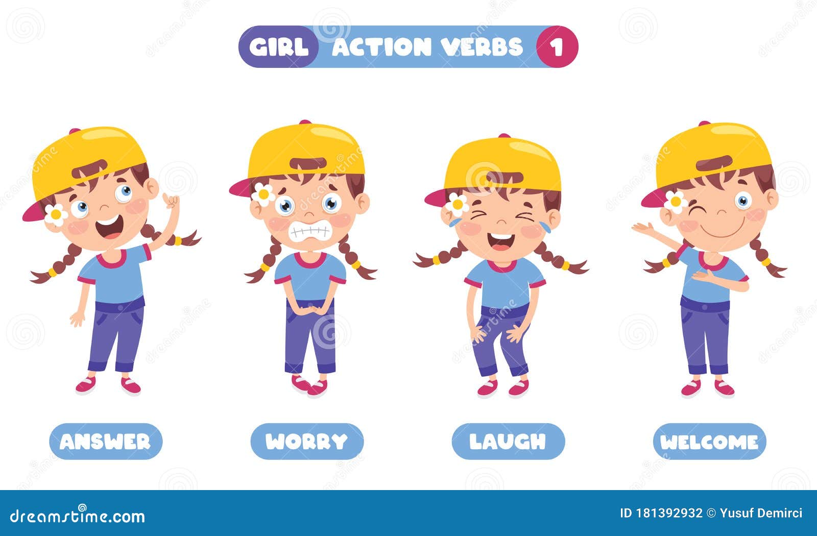 action-verbs-for-children-education-stock-vector-illustration-of-actions-collection-181392932