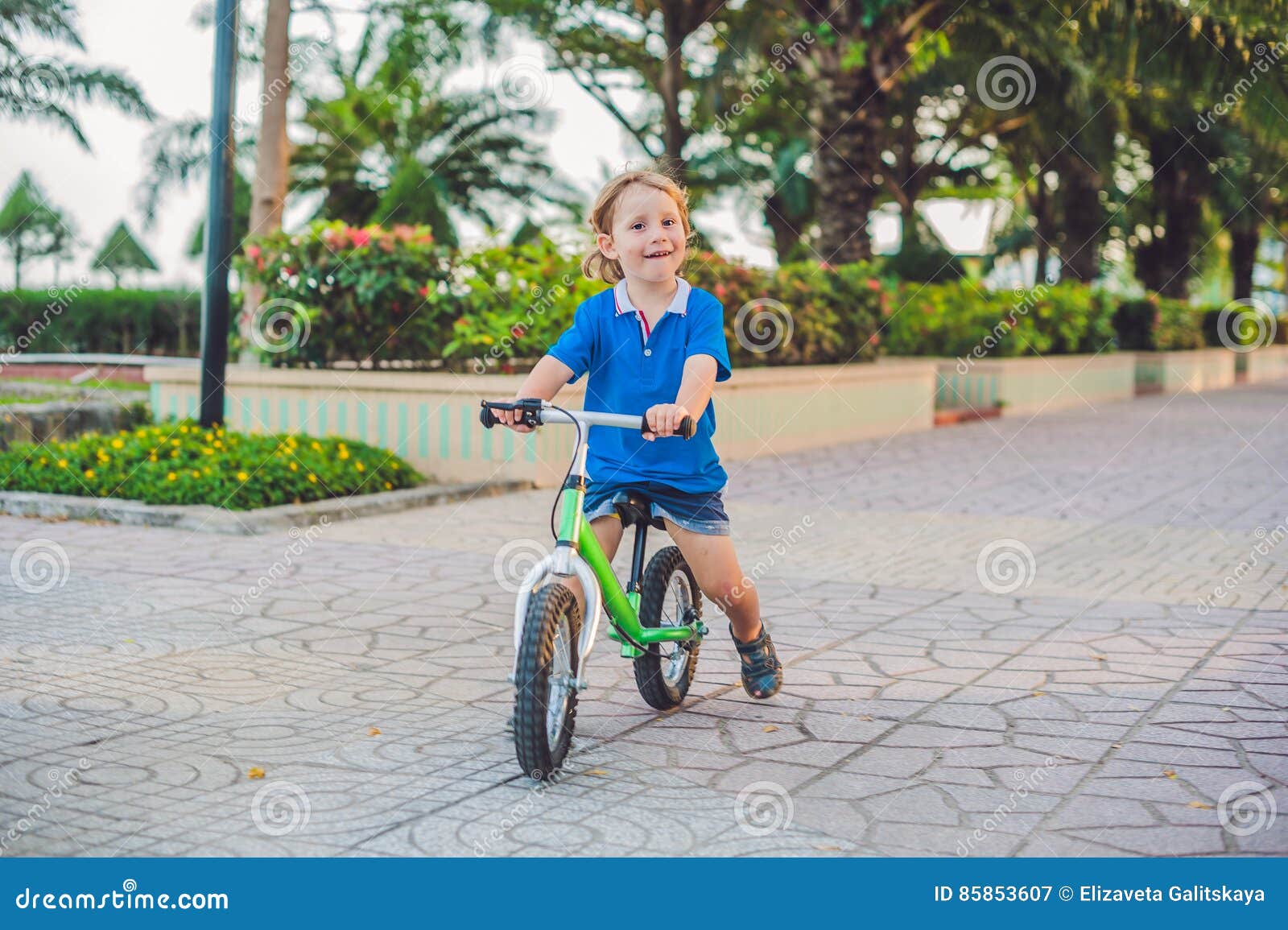 children driving bike