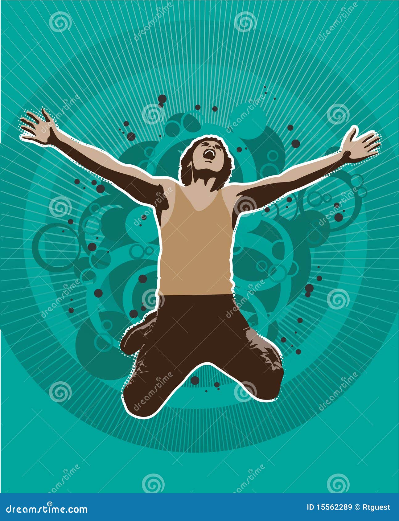 Active People stock vector. Illustration of music, male - 15562289