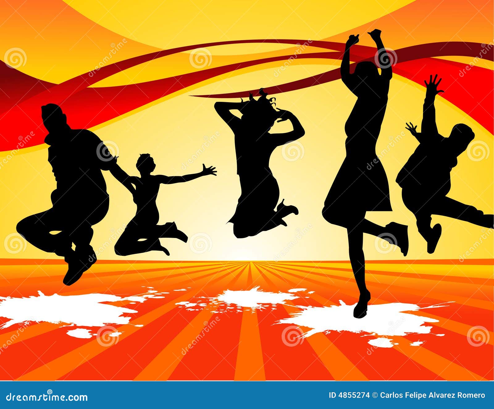 Active people vector stock vector. Illustration of people - 4855274