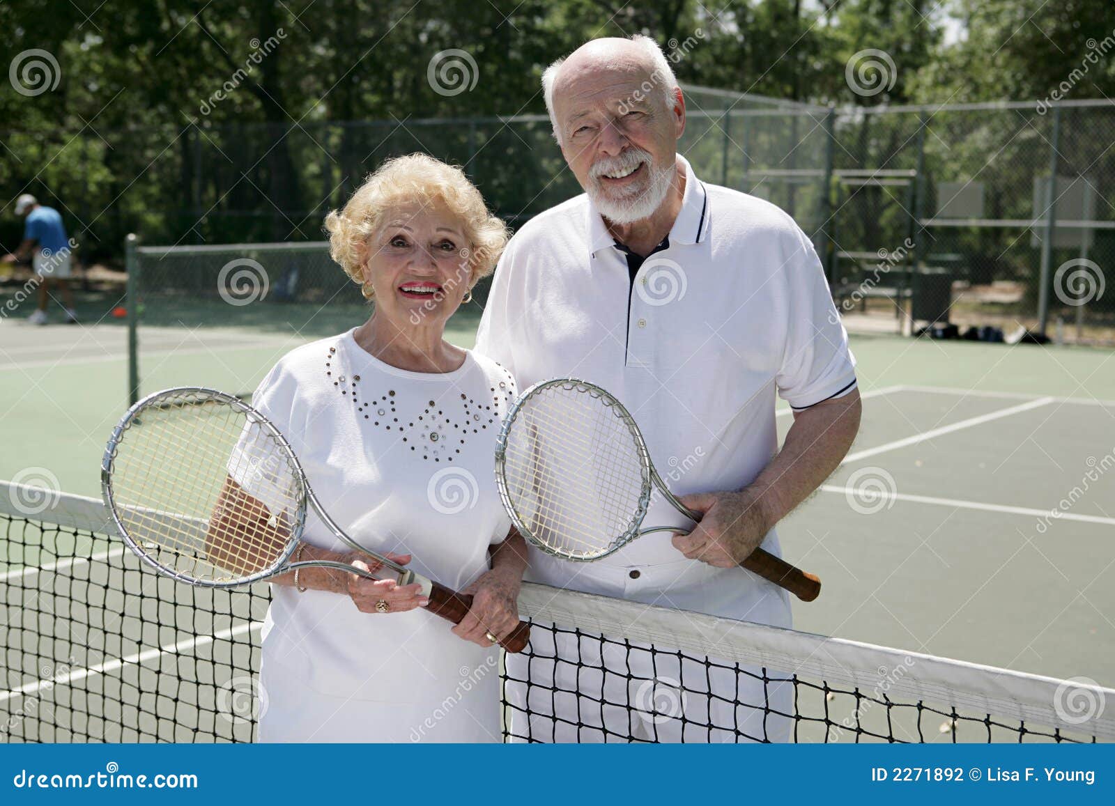 Active Senior Tennis Players Stock Photo Image of male, exercise 2271892