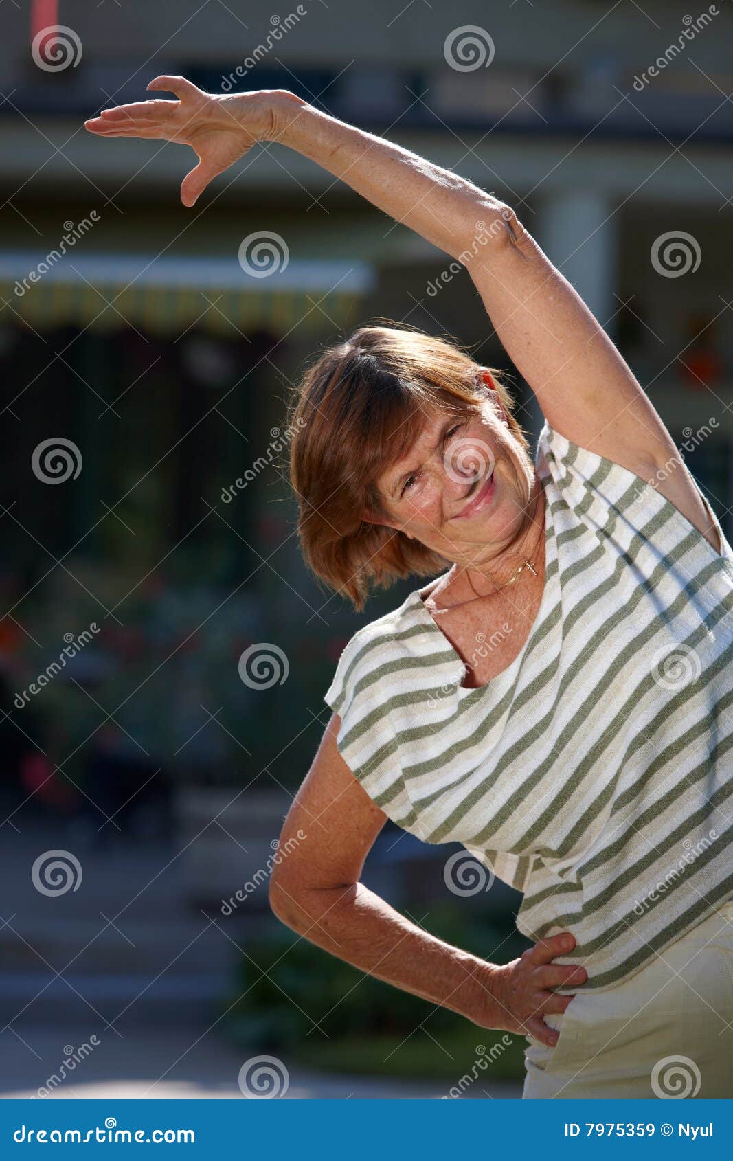 Active senior woman stock image. Image of activity, boomer - 7975359